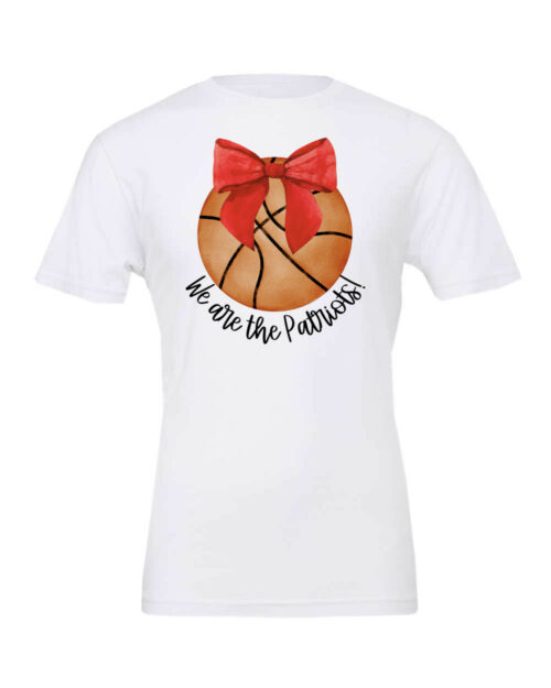 Basketball Red Bow