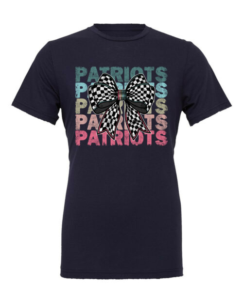 Patriots Checkered Bow