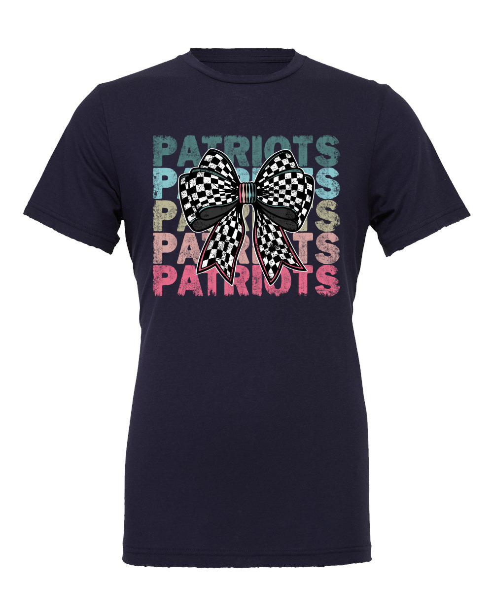 Patriots Checkered Bow