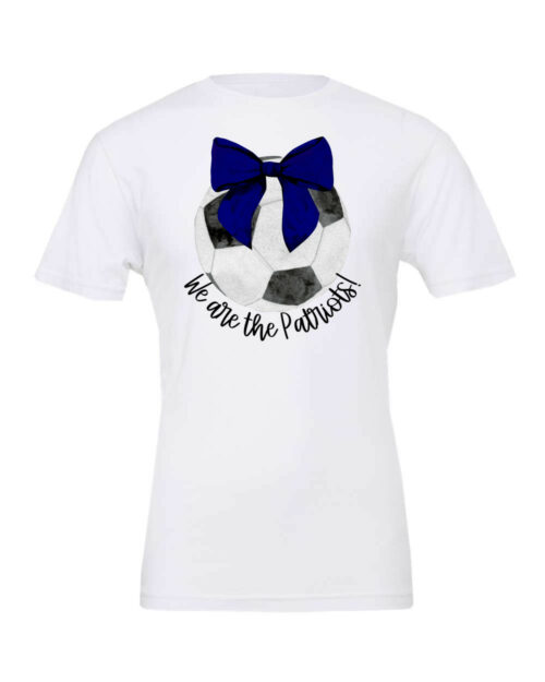 Soccer Blue Bow