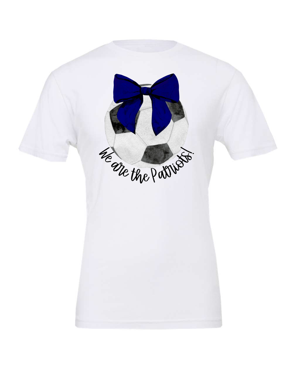 Soccer Blue Bow