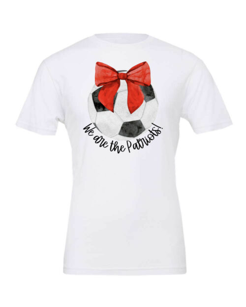 Soccer Red Bow
