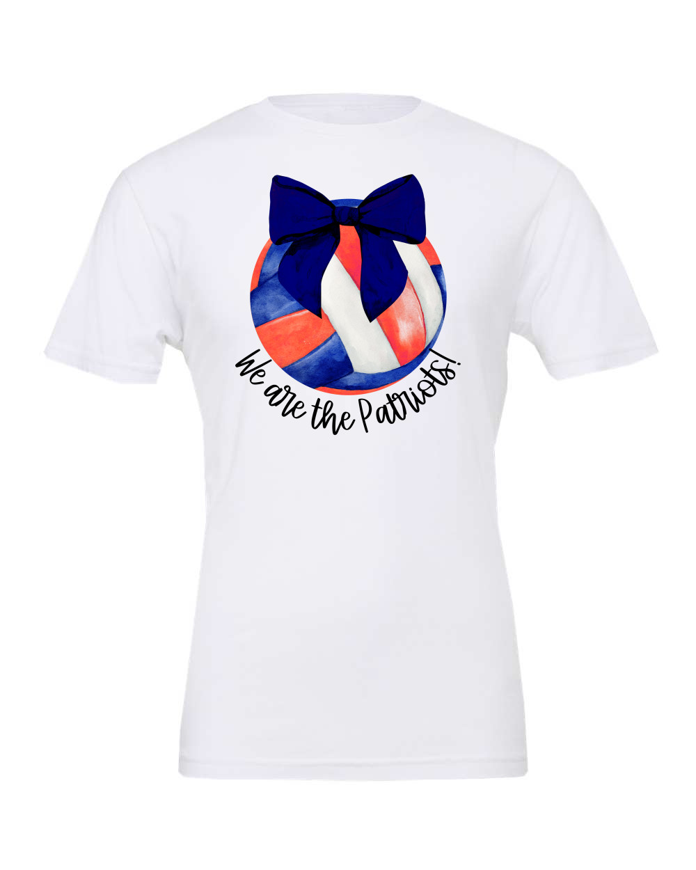 Volleyball Blue Bow